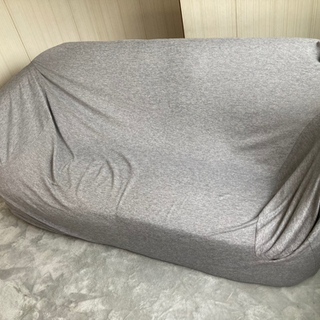 【ソファー】カバー付き・3人がけ程度