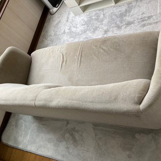 【ソファー】カバー付き・3人がけ程度