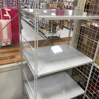 取りに来て頂ける方限定！無印良品のスチールユニットシェルフの