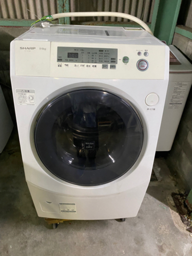 シャープドラム式9kg洗濯機☺️