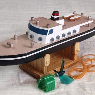 木製船模型　⑧