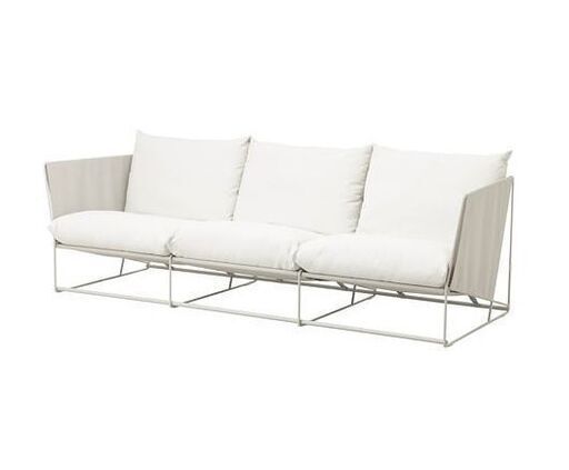 【未使用品】IKEA HAVSTEN ハーヴステン 3人掛けソファ 室内/屋外用 ベージュ 新品13万円程度 (EA13)