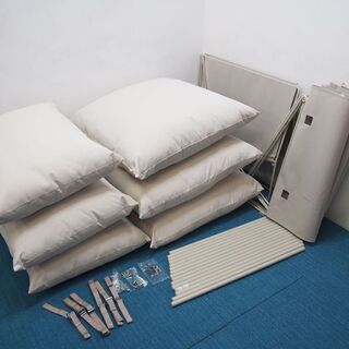 【未使用品】IKEA HAVSTEN ハーヴステン 3人掛けソファ 室内/屋外用 ベージュ 新品13万円程度 (EA13)