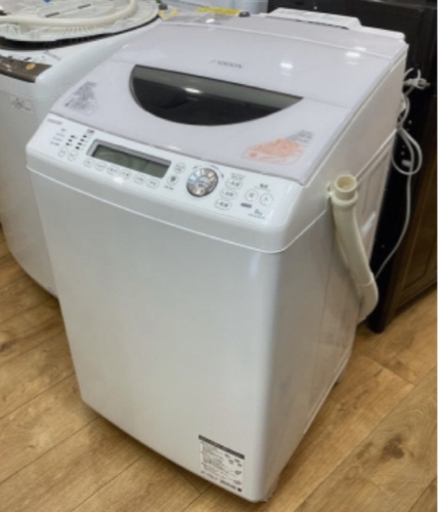 (送料無料) 洗濯・乾燥機 洗9kg 乾5kg ヒーター乾燥 大容量 新品価12万 Ag+抗菌水 エコモード ①