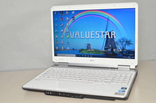 中古ノートパソコン Windows10+office 大容量HDD750GB NEC LL650/Ｗ core i5/4GB/DVDマルチ/15.6インチ/HDMI/無線/テンキー/ 便利なソフト