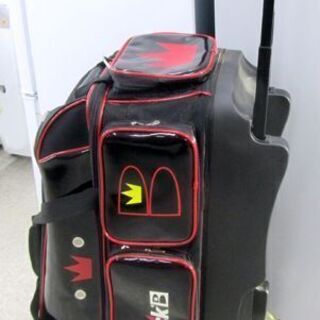 ボウリング 3個用 キャリ―バッグ Brunswick 黒 トリプルローラーバッグ/キャリーケース 札幌市北区屯田