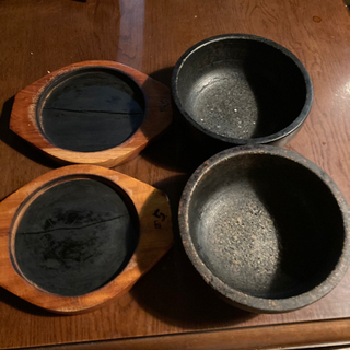石焼ビビンバ　石焼鍋　韓国箸
