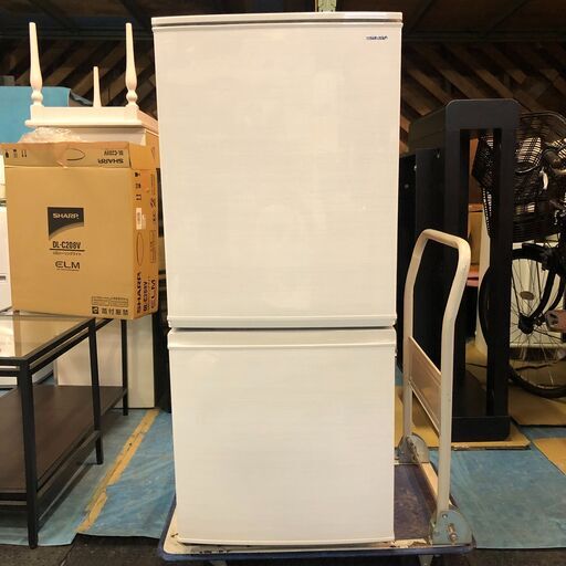 成約済み☆2018年製　SHARP/シャープ　ノンフロン冷凍冷蔵庫　137L　ホワイト　SJ-D14D-W