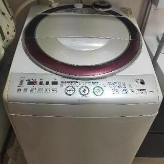 【ネット決済】あげます 引取限定 8kg 洗濯機 乾燥機付き シ...