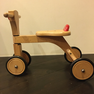 【ネット決済】室内木製三輪車（木製玩具）