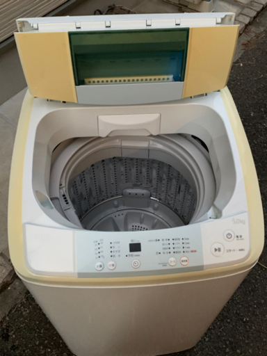 ５キロ　洗濯機　ステンレス槽風乾燥 配送無料当日配送‼️ コンパクトサイズ✨清掃済み大阪　兵庫　京都　奈良冷蔵庫　も出品