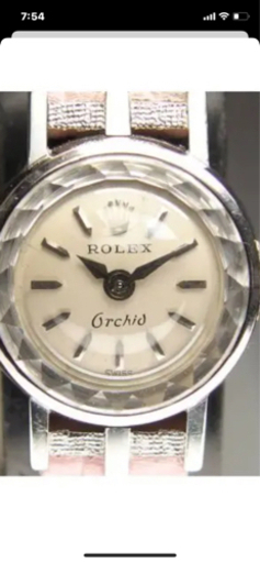 OH済み ROLEX オーキッド カメレオン カットガラス付属品有