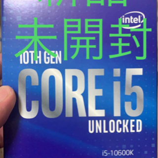 新品未開封Intel Core i5 10600K 4.1GHZ...
