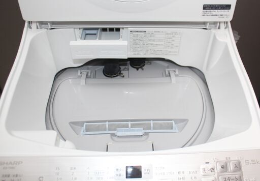 商品名：SHARP (シャープ) 縦型洗濯乾燥機 5.5kg 3.5kg ES-TX5C-S 2018