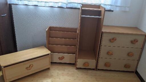 ピノコロ木製子供部屋家具セット！！