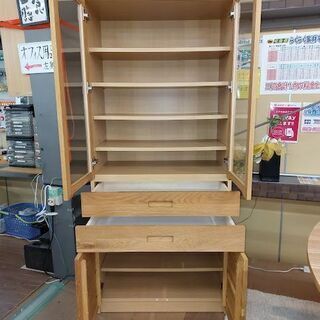 値下げしました！　unico(ウニコ)　カップボード　HUTTE【愛品倶楽部柏店】