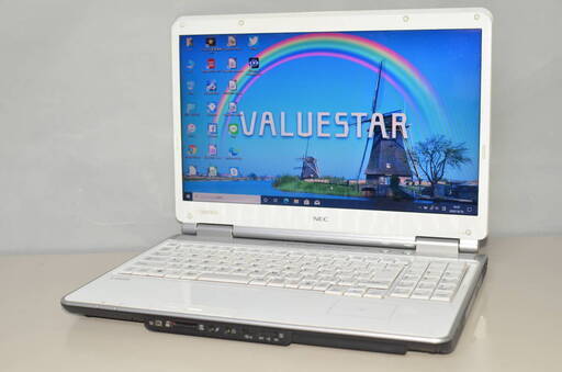 中古ノートパソコン Windows10+office 大容量HDD640GB NEC LL650/Ｗ core i5/4GB/DVDマルチ/15.6インチ/HDMI/無線/テンキー/便利なソフト