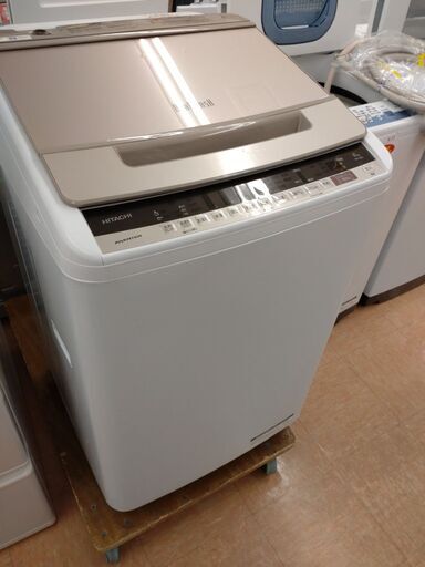 【モノマニア四日市】【引き取り限定】HITACHI　洗濯機　BW-V80E　2020年製  USED