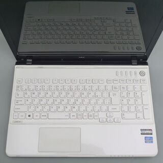 新品高速SSD ホワイト ノートパソコン 中古良品 15型ワイド NEC PC 