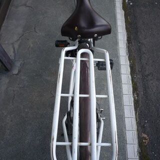 27インチ 自転車 ママチャリ  鍵 カゴ ライト  RUNESIC 白 札幌市手稲区 27インチ 自転車 ママチャリ 鍵 カゴ ライト RUNESIC 白 札幌市手稲区