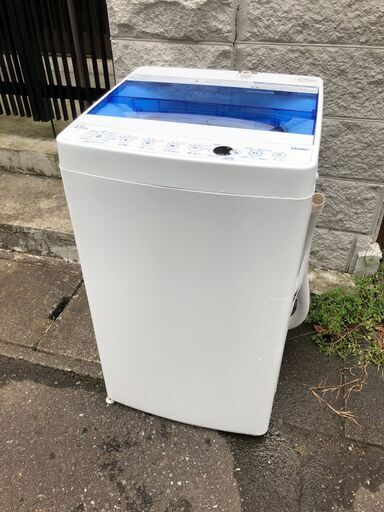 Haier 全自動電気洗濯機 JW-C45CK 標準洗濯容量 4.5kg 2018年製