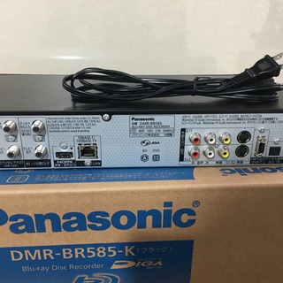 df3763　★中古美品　Panasonic　DIGA　ブルーレイレコーダー DMR-BR585  2011年　清掃済