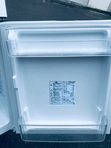 ⑤✨2017年製✨595番 Hisense✨2ドア冷凍冷蔵庫✨HR-B95A‼️