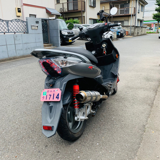 府中市発 キムコ レーシング125FI 自賠責3年弱