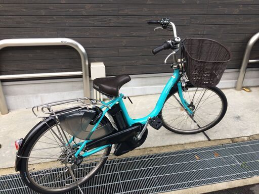 地域限定送料無料 パナソニック ビビ DX 3,1AH 新基準 子供乗せ 茶色