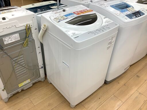 1年保証付き、2018年製TOSHIBA(トウシバ)の全自動洗濯機のご紹介です！