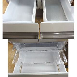 西岡店 大型冷蔵庫 401L 2018年製 5ドア 日立 R-K40H 自動製氷付き 左