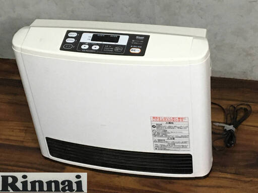 ⭕⭕⭕PR3/22　Rinai リンナイ ガスファンヒーター 都市ガス RC-M5802E 2014製 通電確認 中古 暖房機器 ストーブ⭕⭕⭕