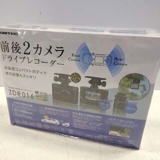 未使用★コムテック★ドライブレコーダー★ZDR-016 前後2カメラ★GPS搭載 Full HD 200万画