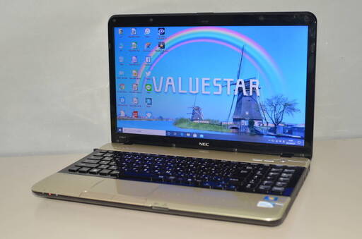 中古ノートパソコン Windows10+office 大容量HDD640GB NEC LS150/F Pentium/4GB/15.6インチ/HDMI/無線/DVDマルチ/テンキー/便利なソフト