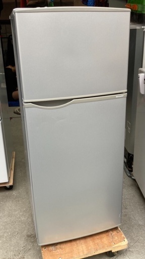 【RKGRE-719】特価！シャープ/118L 2ドア冷凍冷蔵庫/SJ-HA12D-S/中古品/2018年製/当社より近隣無料配達！