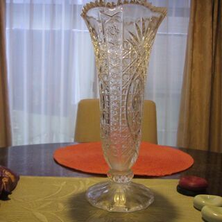 ガラス製花瓶　花器　高さ27㎝　ベネチアングラス　10月いっぱい...