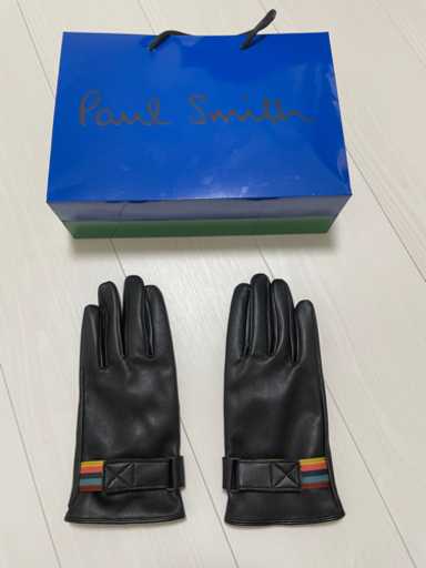 【未使用新品】Paul Smith ポールスミス　黒　グローブ　革　手袋