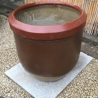 【大型陶器鉢】大型睡蓮鉢（直径47cm）