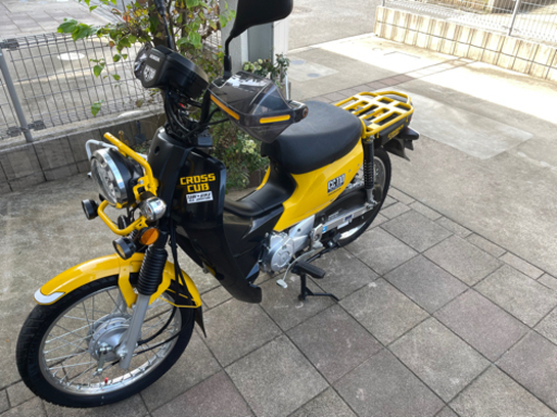 商談中】ホンダクロスカブ110cc 黄色　ワンオーナー車　5,250km