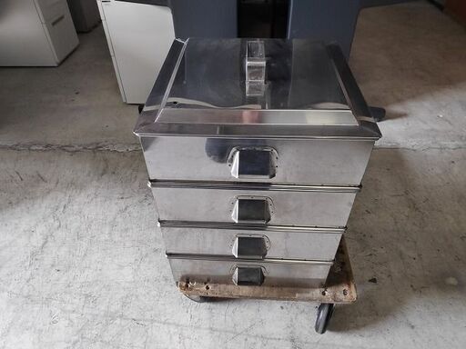 業務用 3段角蒸し器『良品中古』440X440【リサイクルショップサルフ 