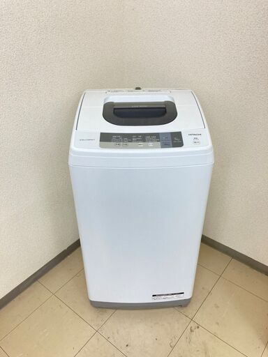 【美品】【地域限定送料無料】洗濯機 日立 5kg 2016年製 AS091402
