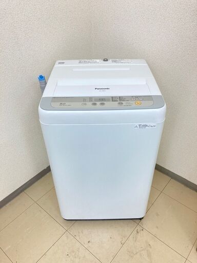 【極上美品】【地域限定送料無料】洗濯機 Panasonic 5kg 2017年製 DSS091403