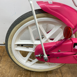 N020☆ブリヂストン製☆マゼンタ色・子供自転車☆防犯登録料込