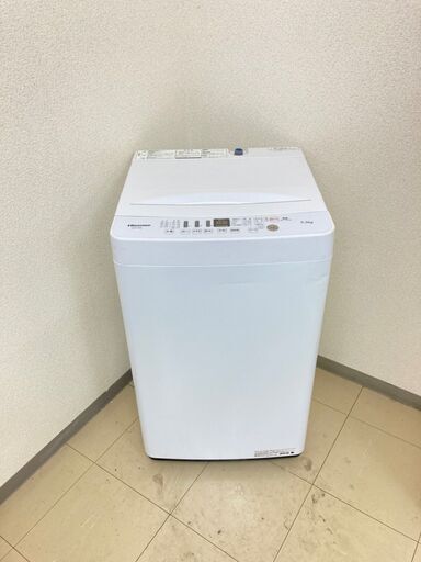 【良品】【地域限定送料無料】洗濯機 Hisense 5.5kg 2020年製 DSB091406