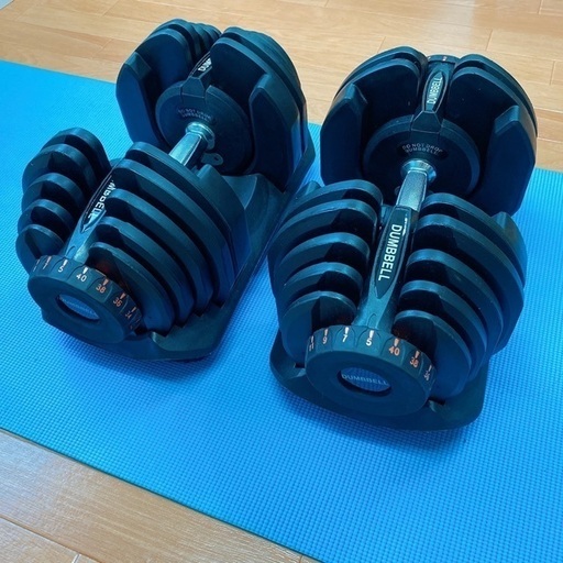 RIORES 可変式ダンベル40kg 2個セット