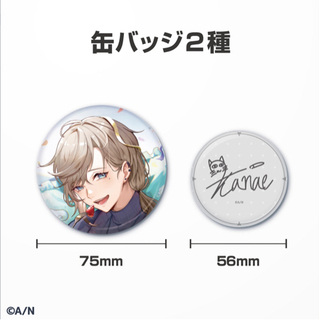 にじさんじ 叶 誕生日 バースデー birthday 缶バッジ フルセット