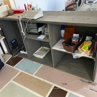 お値引きします　レジ台