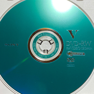 10月末廃棄予定　SONY DVD-RW 6枚　