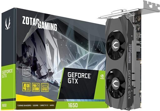 [ZOTAC GAMING GeForce GTX 1650 LP 4GB GDDR6 128ビットゲームグラフィックカード ZT-T16520H-10L