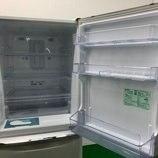 中古 三菱 3ドアノンフロン冷蔵庫 335L 2015年製  MR-C34Y-W　傷あり 中古 三菱 3ドアノンフロン冷蔵庫 335L 2015年製 MR-C34Y-W 傷あり
